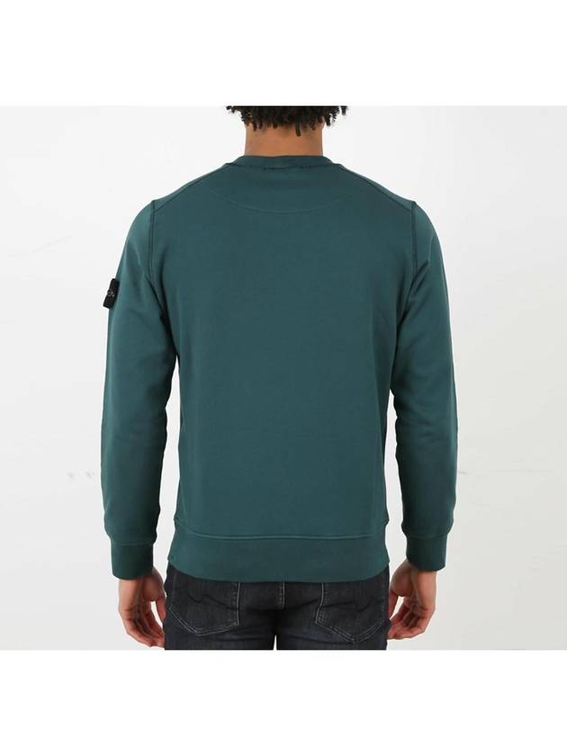 Wappen Patch Crew Neck Sweatshirt Green - STONE ISLAND - BALAAN 5