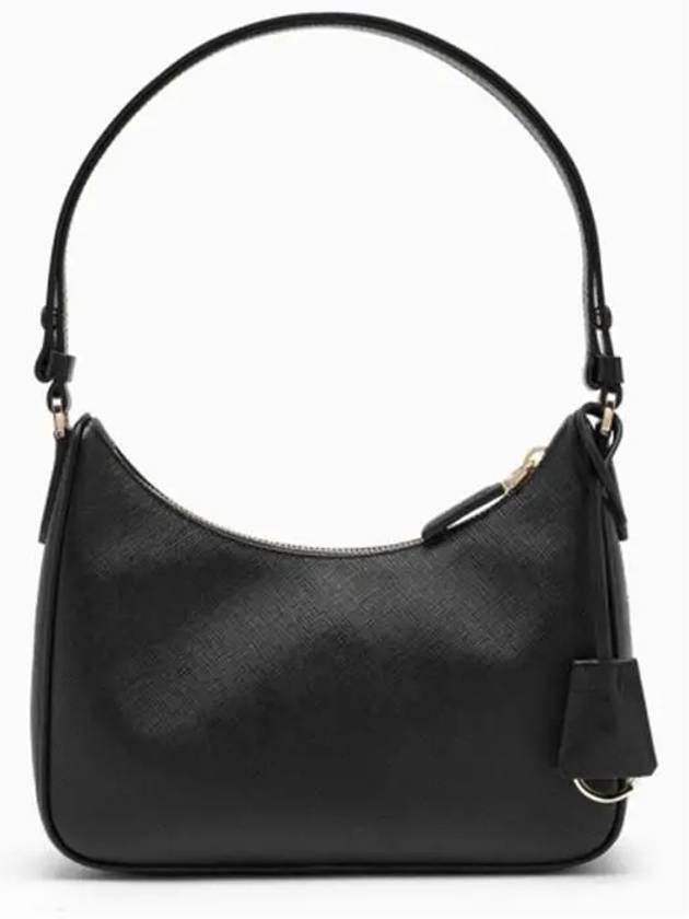 Re-Edition Saffiano Leather Mini Bag Black - PRADA - BALAAN 3