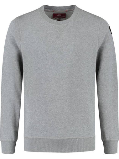 Caleb Basic Logo Patch Sweatshirt Grey - PARAJUMPERS - BALAAN 1