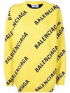 All Over Logo Knit Top Yellow - BALENCIAGA - BALAAN 2