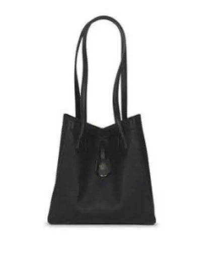 Origami Medium Leather Tote Bag Black - FENDI - BALAAN 2