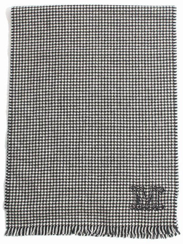 Westula Cashmere Muffler Black White - MAX MARA - BALAAN 1