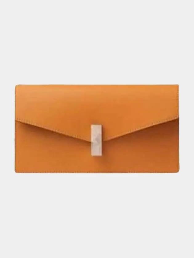 Women's Iside Envelope Clutch Orange Bag WBES0080089LOCGSJZ - VALEXTRA - BALAAN 1
