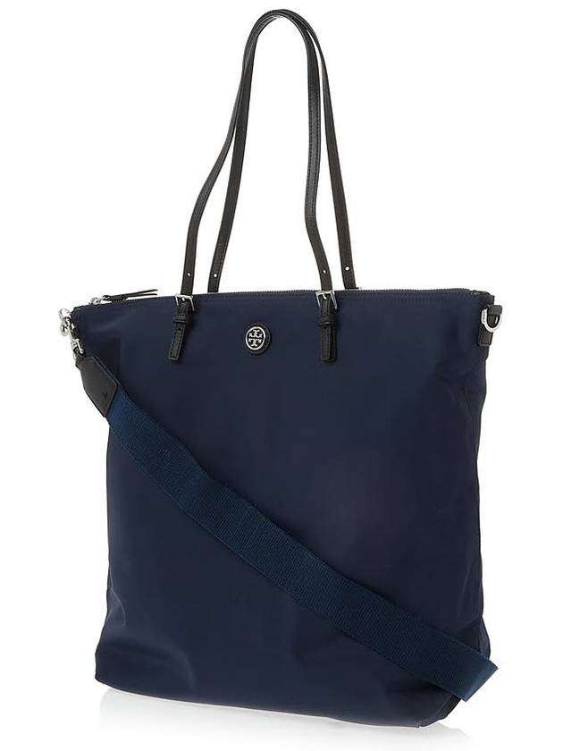 Virginia Nylon Tote Bag Navy - TORY BURCH - BALAAN 3