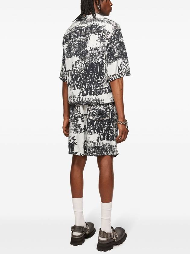 ACNE STUDIOS RUDENTA FLUID TWILL CHAOS PRINT - ACNE STUDIOS - BALAAN 4