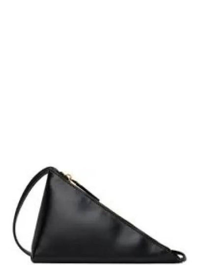 Prisma Triangle Leather Shoulder Bag Black - MARNI - BALAAN 2