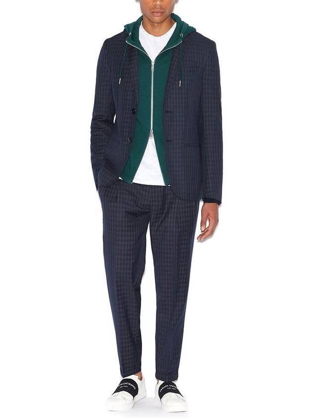 Armani Exchange Gingham Check TROUSER - ARMANI EXCHANGE - BALAAN 8