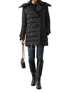 Detachable Hoodie Puffer Coat Padded Black - BURBERRY - BALAAN 2