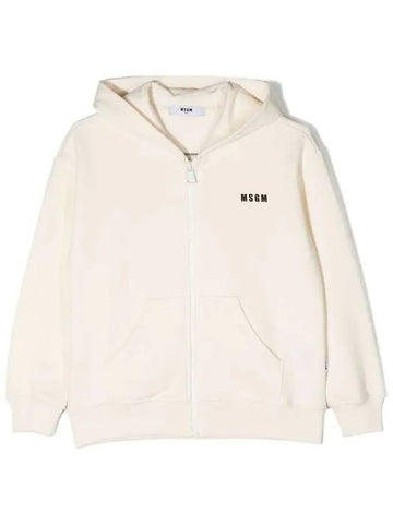 Kids Women s Logo Print Hooded Zip up MS029086 013 - MSGM - BALAAN 1