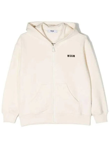 Kids Women s Logo Print Hooded Zip up MS029086 013 - MSGM - BALAAN 1