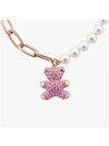 Teddy Pearl Bracelet Pink Rose Gold - SWAROVSKI - BALAAN 4