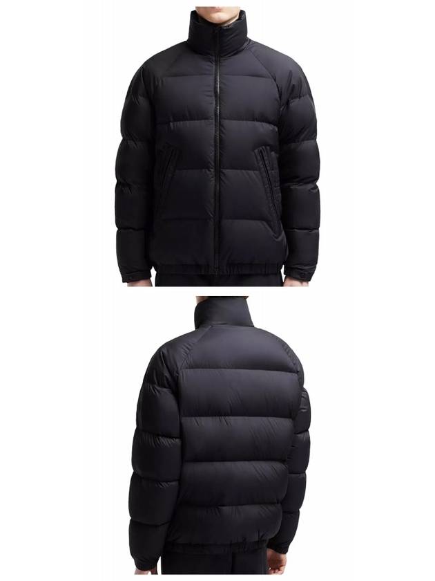 1A00082 596K7 999 JOUGLAR logo patch down padded black men s jacket TJ - MONCLER - BALAAN 4