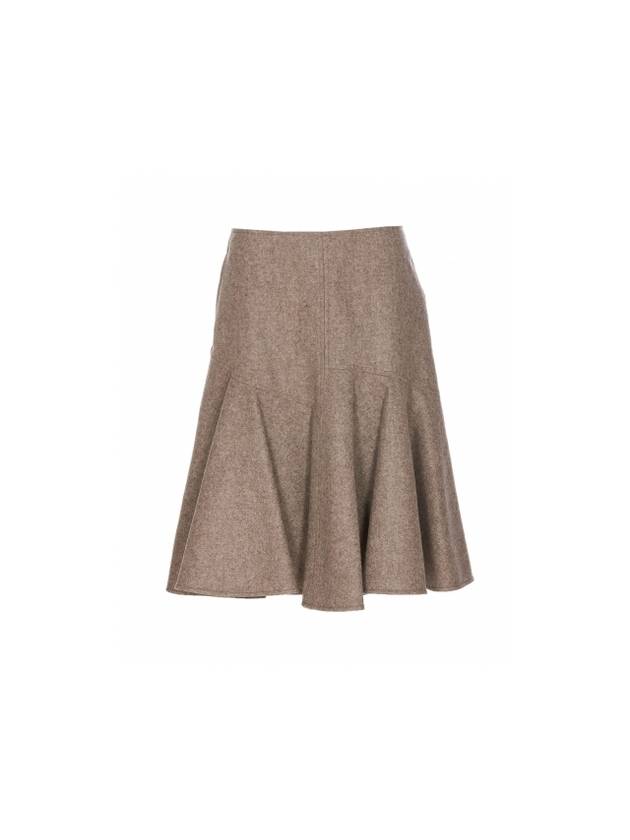 Wool FLANNER A-Line Skirt 766587 V3FM01830 B0010637777 - BOTTEGA VENETA - BALAAN 1