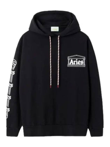 Aries column hoodie black - ARIES - BALAAN 1