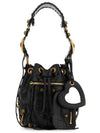 Le Cagole XS Leather Bucket Bag Black - BALENCIAGA - BALAAN 2