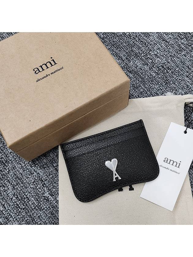 Card Wallet USL104AL00360014 Black - AMI - BALAAN 3