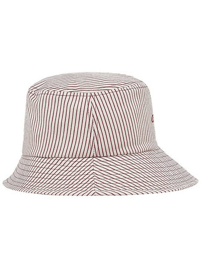 C23MHT008W Striped Bucket Hat Wine - CHUCUCHU - BALAAN 2