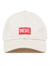 Corry Jacq Wash Logo Patch Base Ball Cap White - DIESEL - BALAAN 2