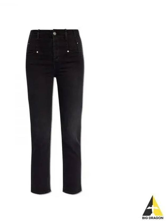 Niliane Slim Denim Jeans Black - ISABEL MARANT - BALAAN 2