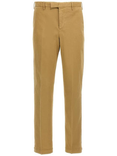 Pt Torino Dark Beige Pants - PT TORINO - BALAAN 1