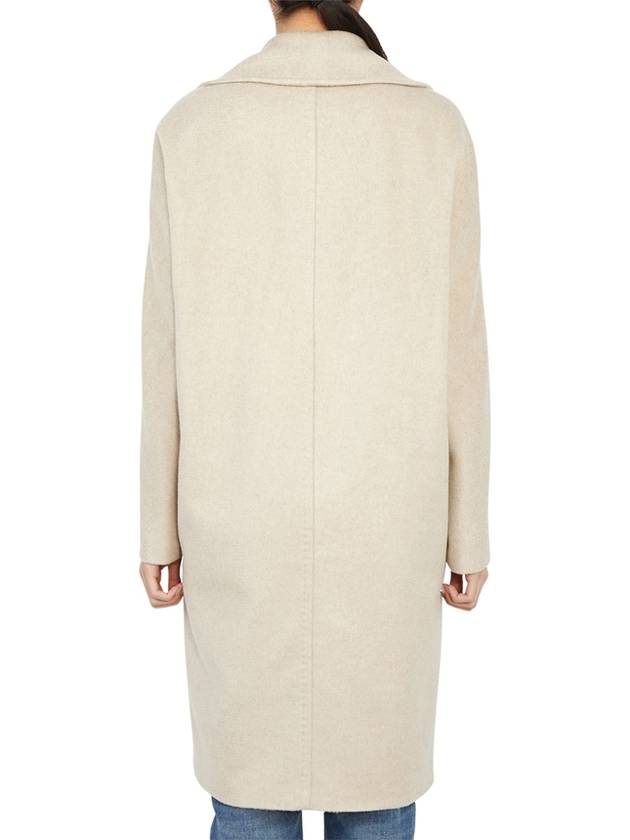 Karim Cashmere Double Coat Ivory - MAX MARA - BALAAN 6