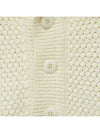 Overfit Heavy Knit Polo Shirt Ivory - NOIRER - BALAAN 7