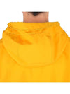 Men's Wappen Patch Softshell Hoodie Zip-up Yellow - STONE ISLAND - 10