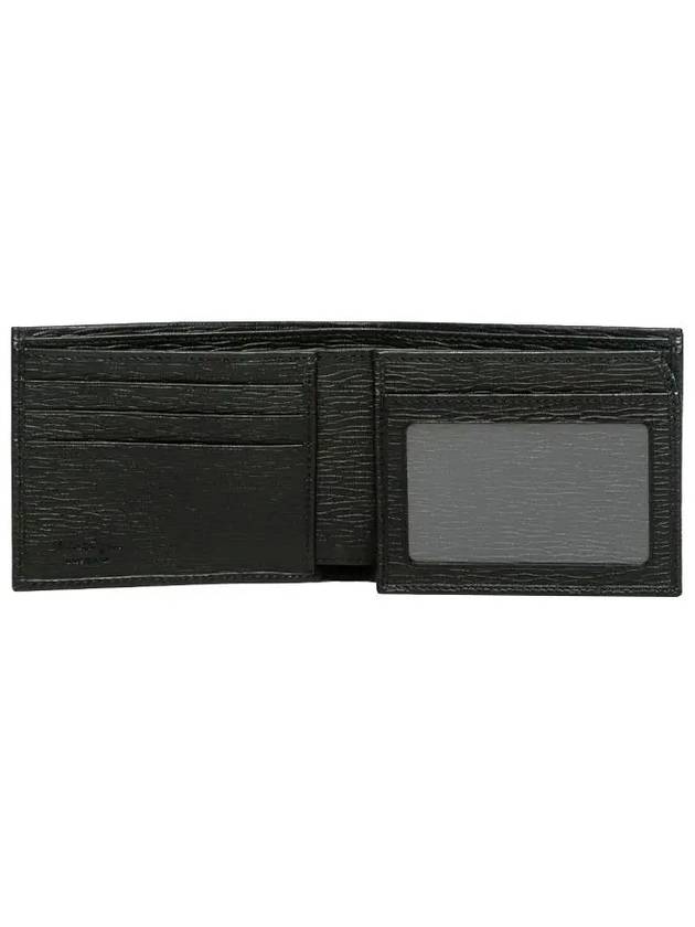 ID Window Gancini Half Wallet Black - SALVATORE FERRAGAMO - BALAAN 5