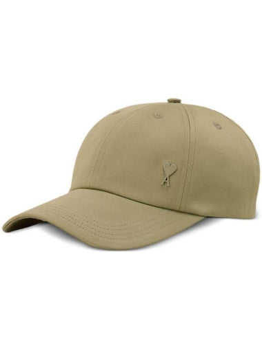 De Coeur Stud Tone-On-Tone Ball Cap Green - AMI - BALAAN 1