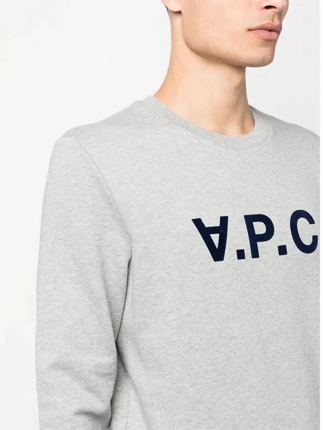 VPC Logo Crew Neck Sweatshirt Grey - A.P.C. - BALAAN 6