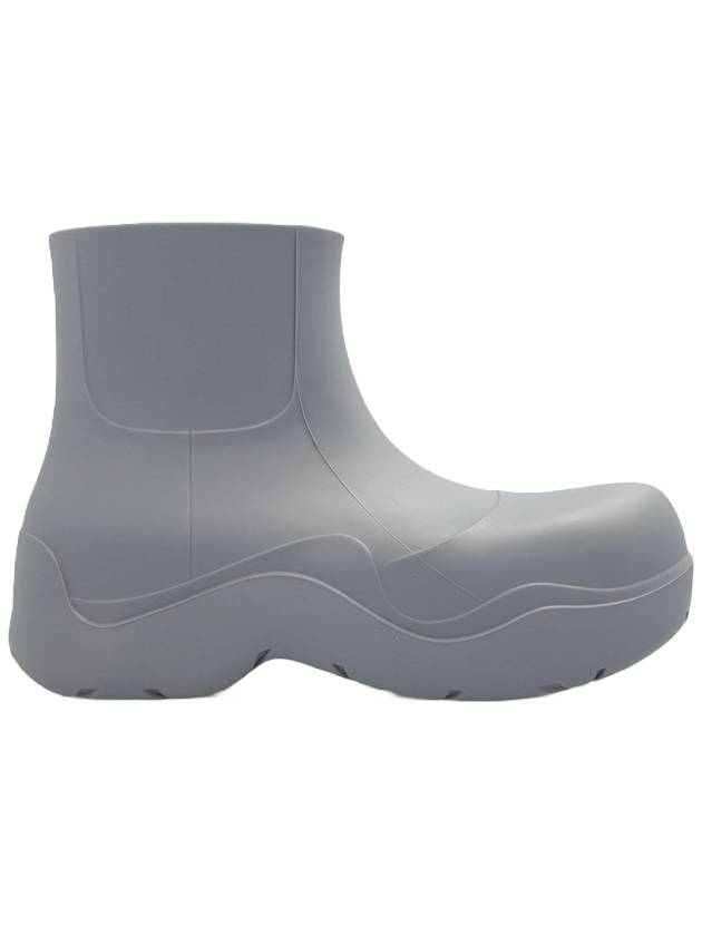 Puddle Rubber Ankle Rain Boots Grey - BOTTEGA VENETA - BALAAN 1