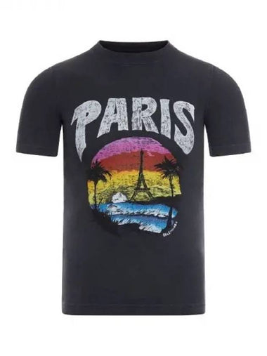 Tropical Paris logo short sleeve t shirt 271204 - BALENCIAGA - BALAAN 1