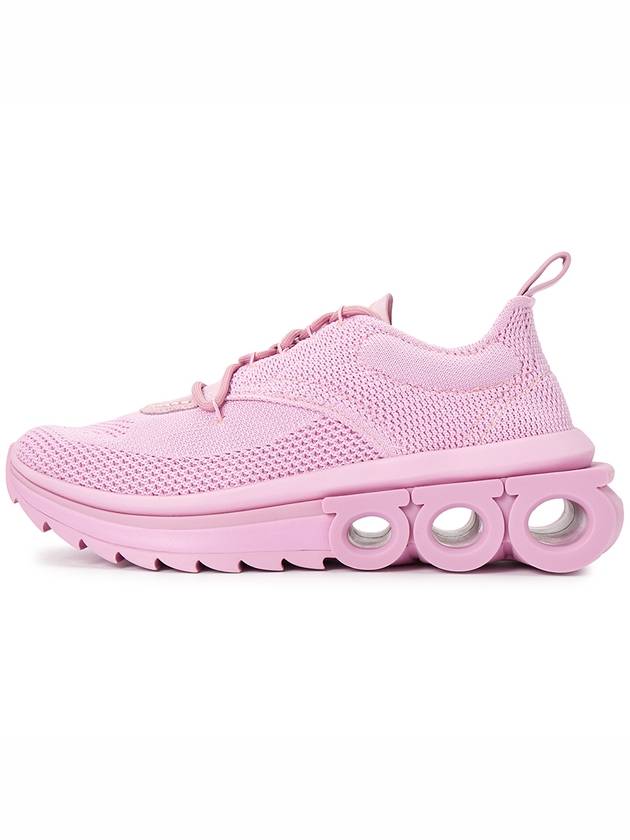 Running Nima Knit Low Top Sneakers Pink - SALVATORE FERRAGAMO - BALAAN 5