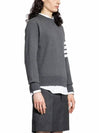 4 Bar Loopback Jersey Sweatshirt Dark Grey - THOM BROWNE - BALAAN 4