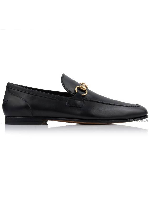 Jordaan Leather Loafers Black - GUCCI - BALAAN 3