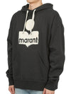 Miley Big Logo Hoodie Faded Black - ISABEL MARANT - BALAAN 3