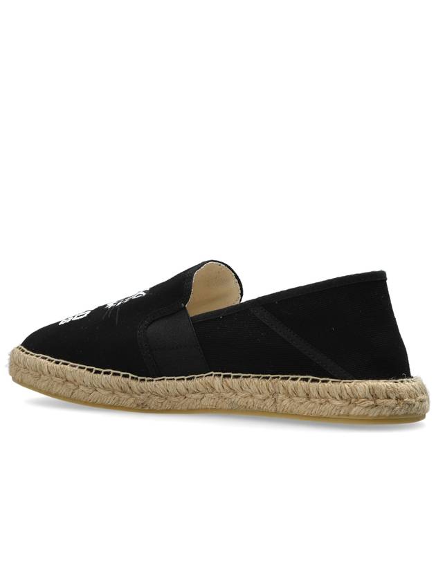 Kenzo Espadrilles With Logo, Men's, Black - KENZO - BALAAN 5