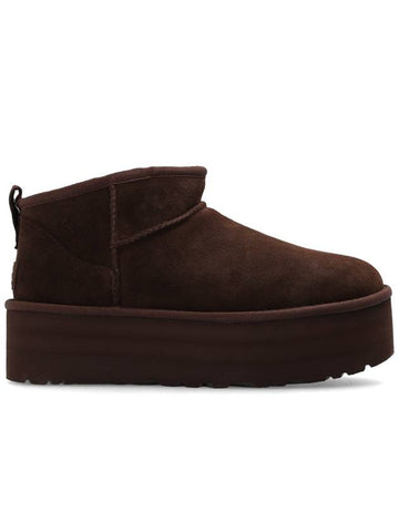 UGG ‘Classic Ultra Mini’ Platform Boots, Women's, Brown - UGG - BALAAN 1