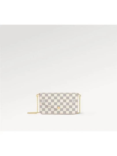 Felicie Pochette Damier Azur Shoulder Bag White - LOUIS VUITTON - BALAAN 2