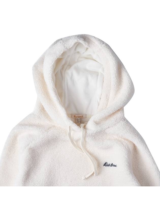 Otterburn Fleece Hooded Top White - BARBOUR - BALAAN 4