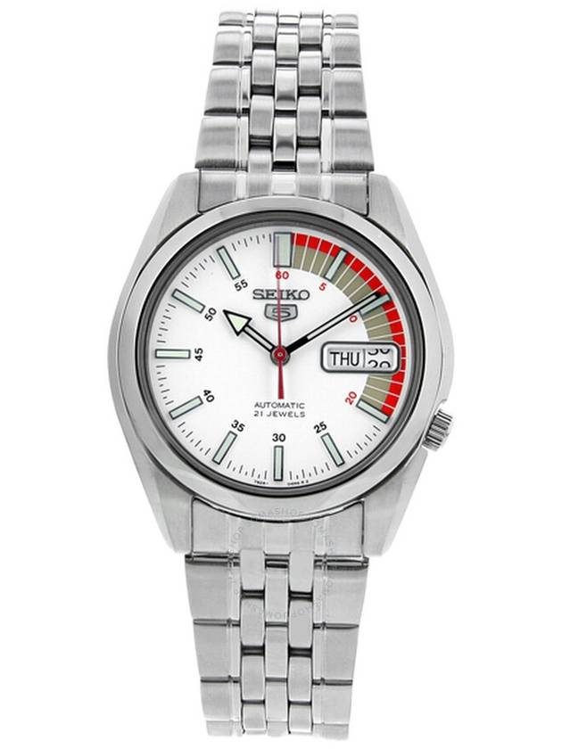 Seiko 5 Automatic White Dial Men's Watch SNK369 - SEIKO - BALAAN 1