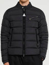 Men s SOULLET Short Down Jacket Black 1A00068 54A81 999 - MONCLER - BALAAN 4