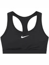 Swoosh Padded Sports Bra Black - NIKE - BALAAN 3