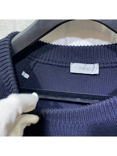 Men s new level oblique insert knit navy XL - DIOR - BALAAN 2