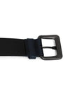 Intrecciato Leather Belt Navy - BOTTEGA VENETA - BALAAN 6