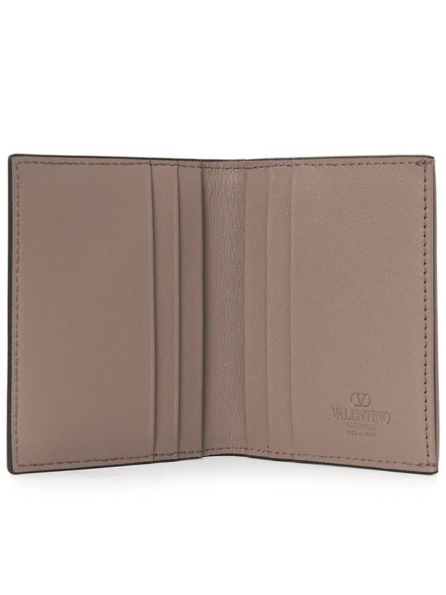 V logo signature men's card wallet P0T39VTQ 416 - VALENTINO - BALAAN 4