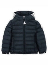 Kids BATARN Logo Patch Hooded Padded Jacket Navy 1A00017 549SK 77G 8 10A 271939 1102012 - MONCLER - BALAAN 1