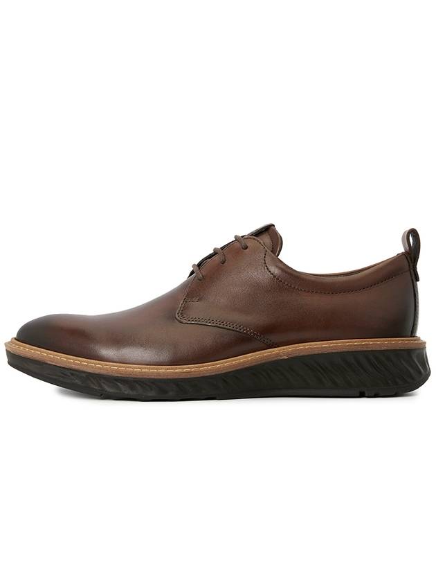 Men's Estee One Hybrid Plain Toe Derby Spikeless Brown - ECCO - BALAAN 5