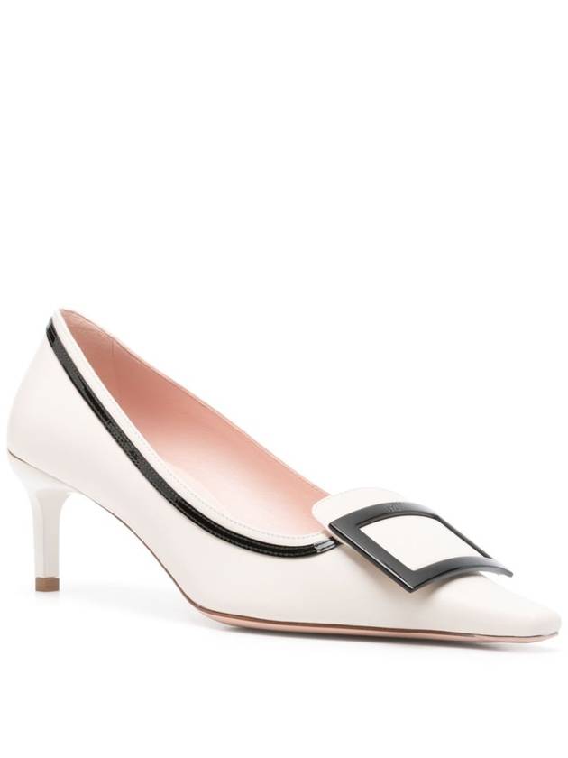 Viv' Canard Leather Pumps White - ROGER VIVIER - BALAAN 5