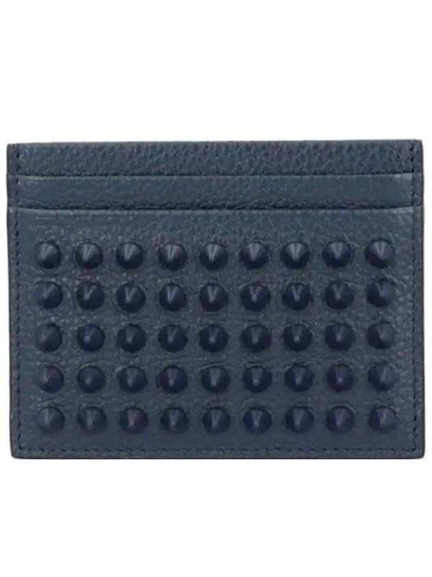 Chios Spike Card Wallet Navy - CHRISTIAN LOUBOUTIN - BALAAN 2